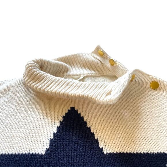 Brooke St. KATE SPADE Cream Swear with Gold Button Detail |Size: M| - Picture 3 of 6